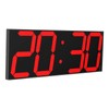 CHKOSDA LED Large Digital Wall Clock, Oversize Wall Clock with