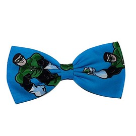 Super Heroes Hair Bows-sci Fi, Horror (Green Lantern, Alligator Clip)