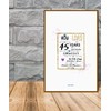 45th Birthday Party Guest Book Poster - Table Centerpiece Decoration