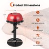 CHEFJOY 1600W Electric Grill Outdoor, 15-Serving Freestanding Camping Grill with