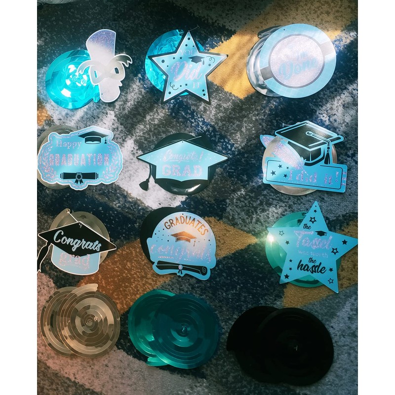 Teal Graduation Party Decorations 2023 Turquoise Teal Black/Teal Graduation Decorations