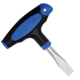 T Handle Flat Head Screwdriver 9mm Large Blade Design for Easy Grip and High Torque Suitable for Heavy Duty Repair Tasks