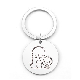 Cute Gifts for Womens Cute Dinosaurs Keychain for Women Gifts for Men Mom Birthday Gifts for Women Friend Gifts Mom And Son Gifts for Son from Mom Daughter Gifts Sister Gifts from Sister