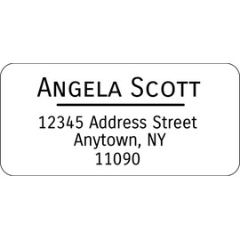 Atelier Elegance Custom Address Labels, Any Name, Any Address