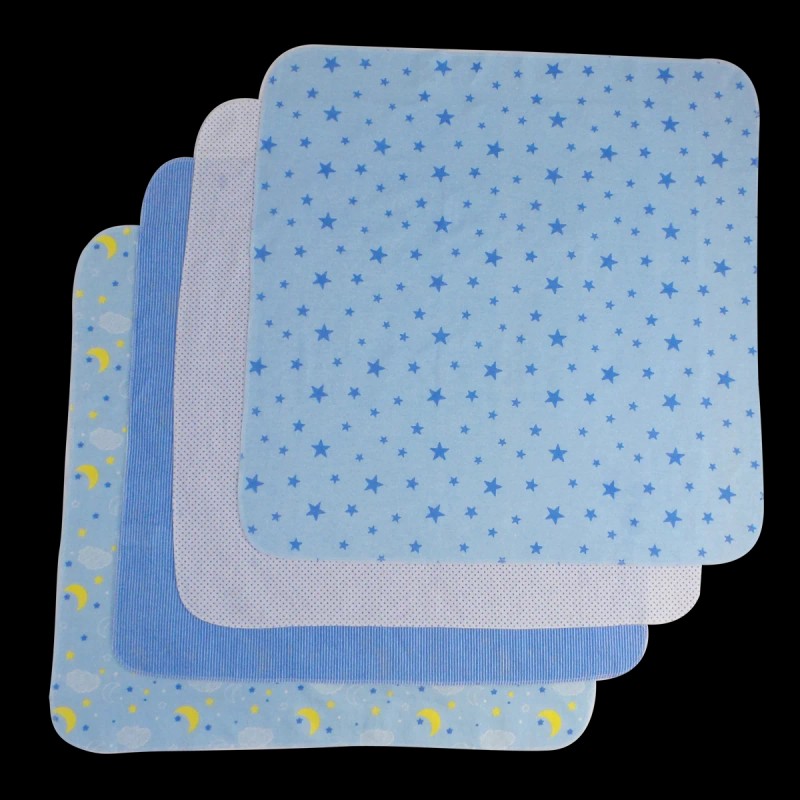 UD_Blue Four Pack Receiving Blanket - 4 Pack 3211b