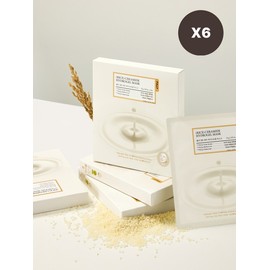 [Large Volume Composition] Vegan Puli Rice Cera Hydrogel Mask 4 Pieces*6 (Total 24 Sheets) / [대용량구성] 비건 풀리 쌀 세라 하이드로겔 마스크 4개입*6 (총 24매입)