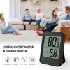 Indoor Hygrometer Thermometer Large Screen Display Desk Wall Magnetic Electronic