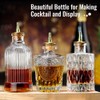 LINALL Bitters Bottle Set - Syrup Bottles with Stainless Steel