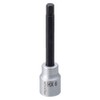 PROXXON No.83569 Hex Bit Socket, 3/8", Long, 3.1 inches (80
