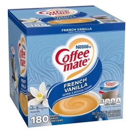 Coffee-mate Nestle Coffee-Mate French Vanilla Liquid Creamer Singles, 180 Ct. Coffee Creamer