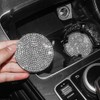 Hsthe Sea Bling Car Coasters, 2-Pack PVC Car Cup Holder