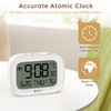 Geevon Alarm Clock for Bedroom, Small Digital Atomic Clock for