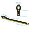Universal Automotive - Llave de carraca giratoria de 360 unidades,