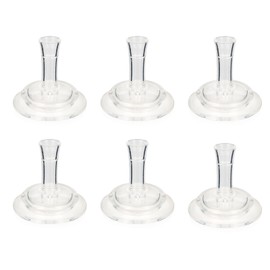 Sippy Straw Cup Nipples for Dr. Brown's Narrow Baby Bottle & Glass Bottles and Narrow Sippy Spout Bottles,Soft Silicone Transitional Nipple,Variable Flow, 6m+, 6 Count