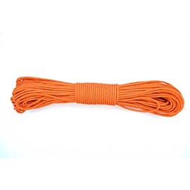 100FT Reflective Paracord 7 Core 550 Parachute Cord (Neon Orange)
