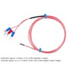 PT100 Waterproof Temperature Sensor 3 X 20mm Thermistor Temperature Probe