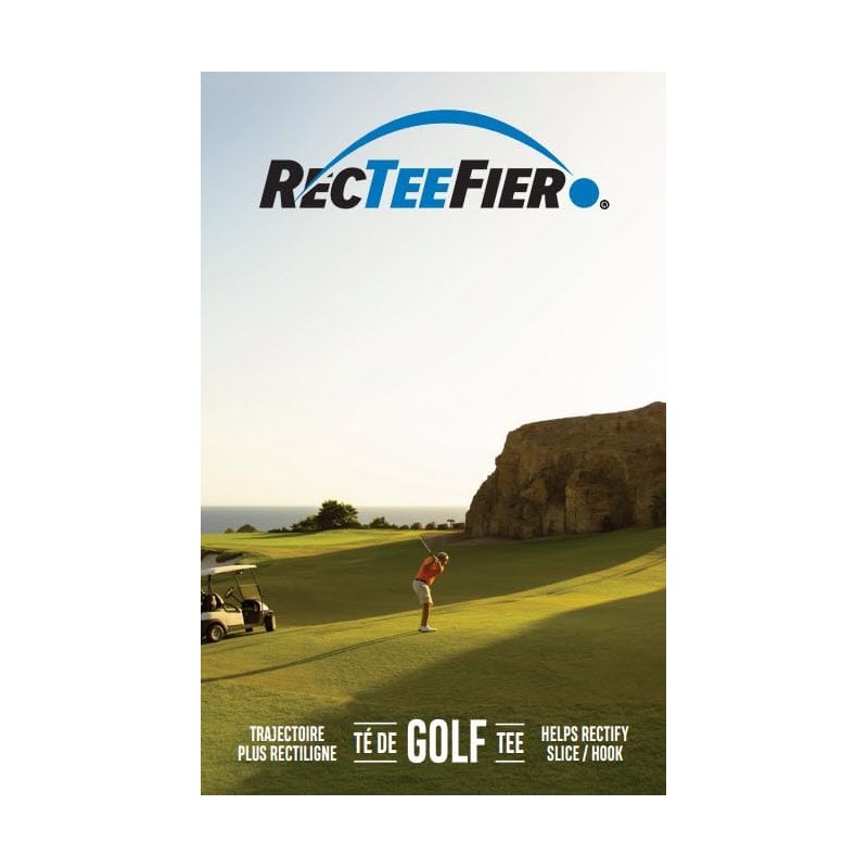 RecTeeFier Golf Slice Correction Tee (1 Pack)