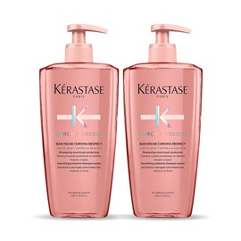 Kérastase Bang Chroma Absolue Shampoo Large Capacity 500ml Duo [Shampoo for Damaged Colored Hair] / 케라스타즈 방 크로마 압솔뤼 샴푸 대용량 500ml 듀오 [손상 컬러 모발용 샴푸]
