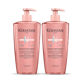 Kérastase Bang Chroma Absolue Shampoo Large Capacity 500ml Duo [Shampoo for Damaged Colored Hair] / 케라스타즈 방 크로마 압솔뤼 샴푸 대용량 500ml 듀오 [손상 컬러 모발용 샴푸]