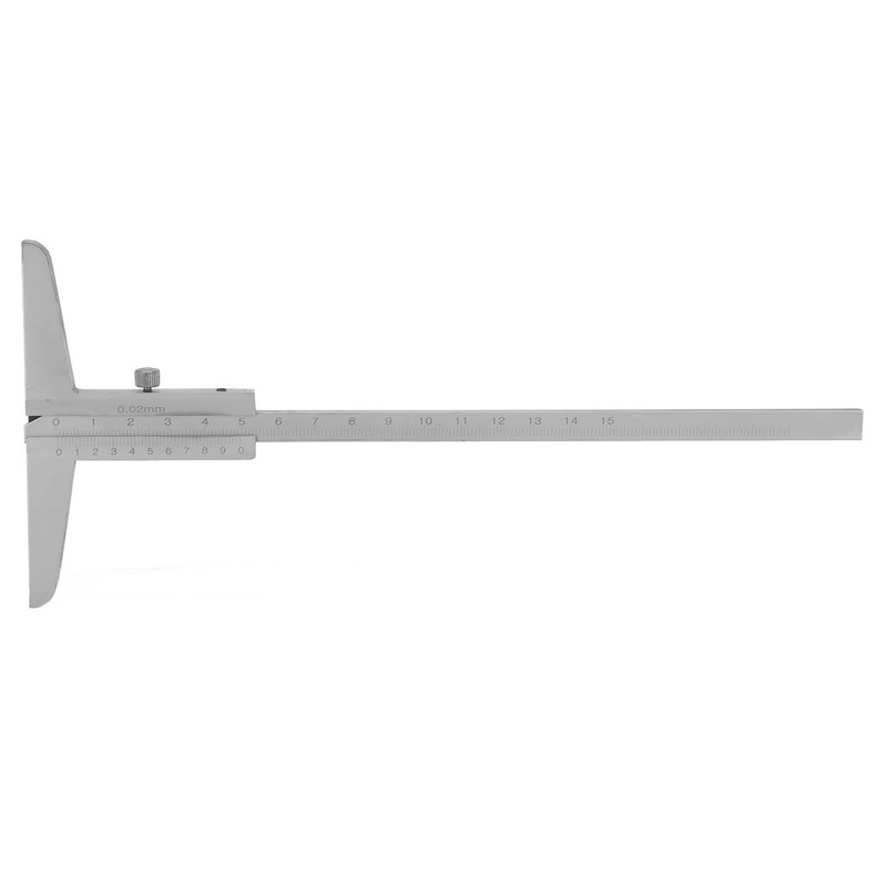0‑150mm Depth Vernier Caliper 0.02mm Accuracy Gauge Instrument Ruler Depth
