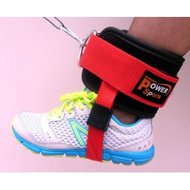 OYSTON GYM ANKLE STRAP Foot/Flex Ankle Strap Sold (Single) Cable Machine Multi-Gym Machine Attachment with Padding Unisex-adult Workouts