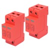 2Pcs Surge Protective Devices DC Photovoltaic Arrester 2P 40KA with