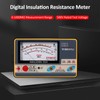 500V Megohmmeter, 1000MΩ Insulation Meter Digital Ohmmeter Handheld Insulation Tester