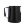 Apexstone Black Espresso Milk Frothing Pitcher 12 oz, Espresso Steaming