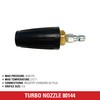 Simpson Cleaning 80144 4500 PSI Universal Turbo Pressure Washer Nozzle,