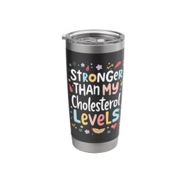 High Cholesterol Hypercholesterolemia High Fats Stainless Steel Insulated Tumbler