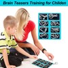 8-Piece Puzzle Game Set, IQ Puzzle Puzzle Set, Patience Games