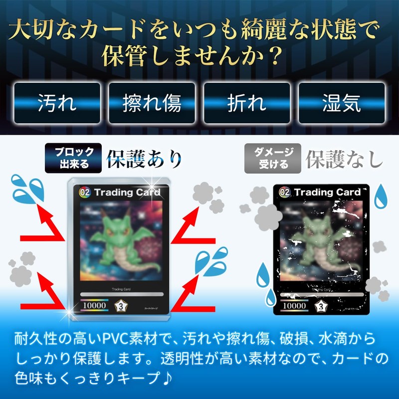 Altecs Sideloaders Horizontal Card Loader Trading Cards Hard Case PVC