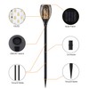 Permande Solar Torch Light with Extension Rod, Solar Lights Outdoor