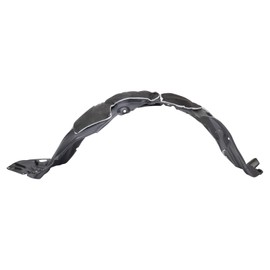 TRQ Front Right Inner Fender Liner Black Passenger Side Compatible with 2018-2019 Toyota Prius C TO1249242