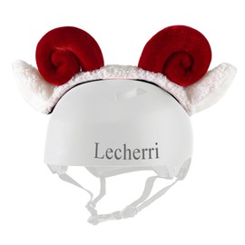 Lecherri Sheep Ears for Helmet 1PCS Helmet Accessories Helmet Cute Decoration for Motorcycle Helmet Bicycle Helmet Ski Helmet(Helmet Not Included)