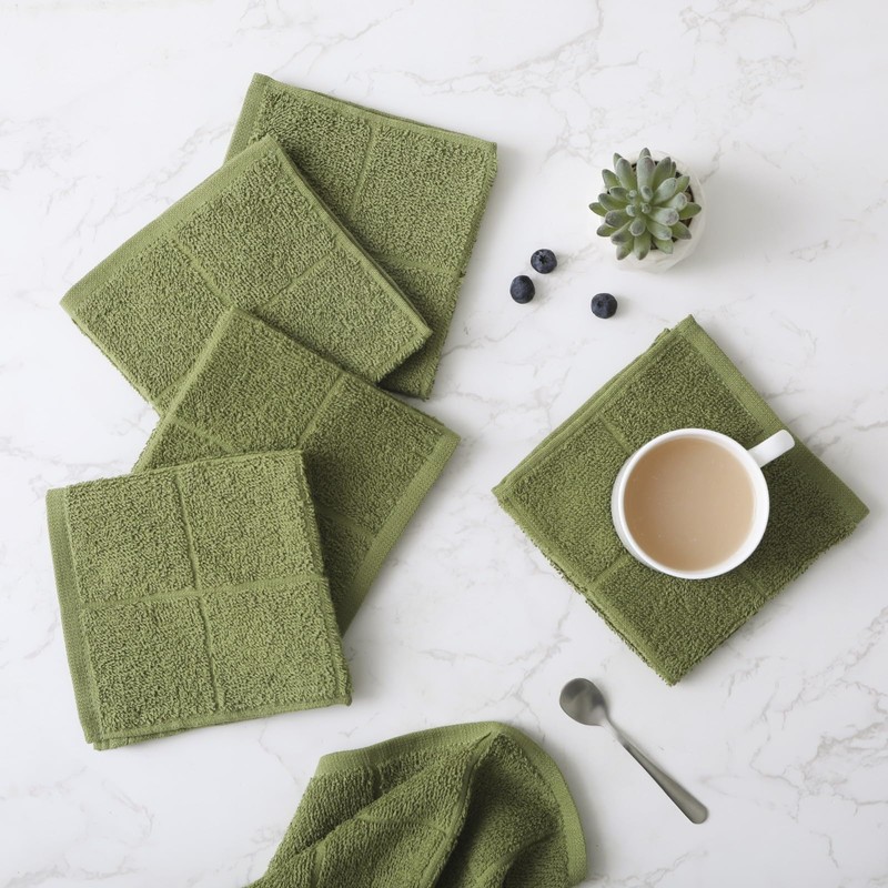 Glynniss - Paños de cocina altamente absorbentes, 100% algodón, paños