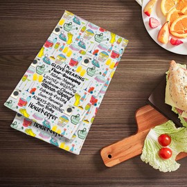 MYSOMY Housekeeper Kitchen Towel Cleaning Reusable Towel Gift for Janitor, Custodian, and Cleaning Lovers（Housekeeper Towel） (UK Housekeeper Towel)