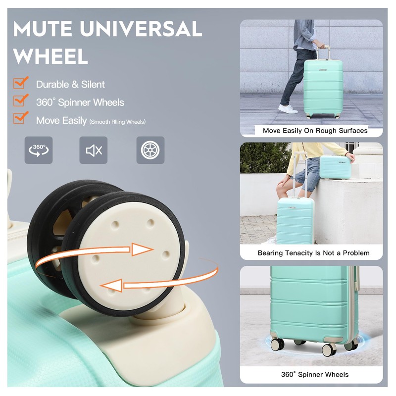 Joyway Carry On Suitcase Airline Approved with TSA Lock, Hardside