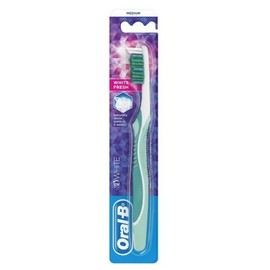 Oral-B 3D White Glamorous Manual Toothbrush with Medium Bristles