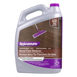 Rejuvenate Professional Wood Floor Restorer and Polish with Durable Finish Easy Mop On Application Satin Finish 128oz