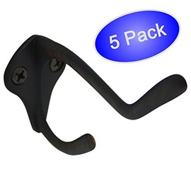 5 Pack - Cosmas 32188ORB Oil Rubbed Bronze Coat & Hat Hook