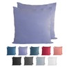 Komfortec 100% Cotton Cushion Covers, Set of 2, 50 x