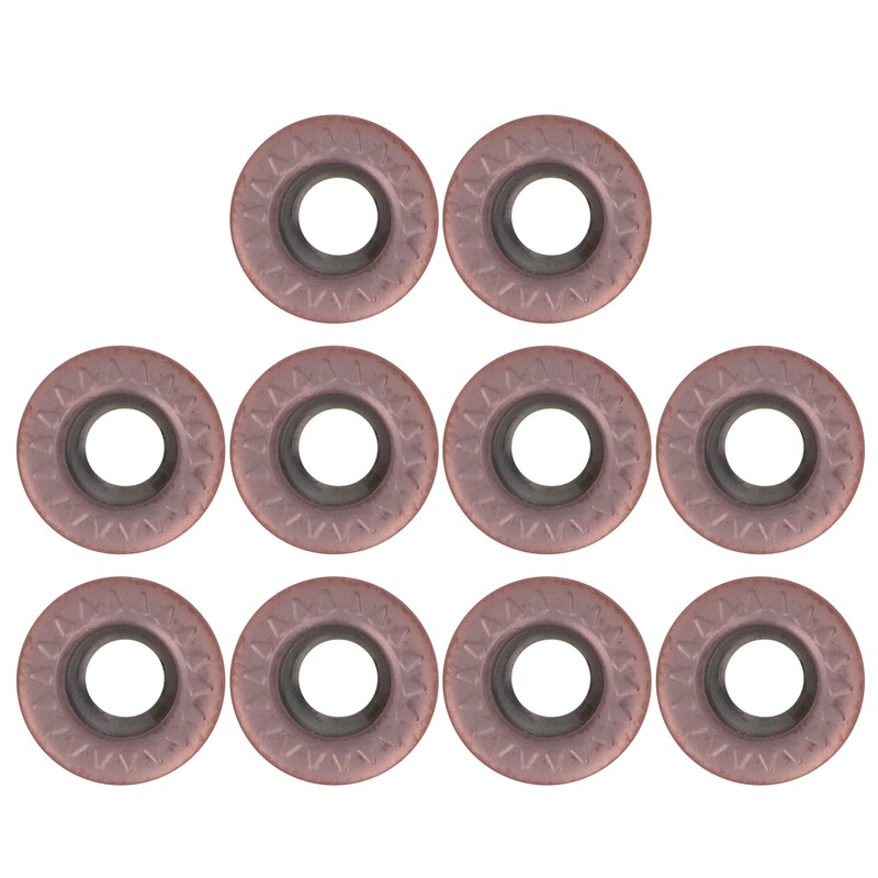 10PCS CNC Carbide Inserts Indexable Round Milling Inserts Lathe Cutting