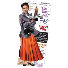 Rosa Parks Quotable Notable - Greeting Card and Sticker Sheet - Envelope Included