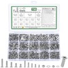 790 Piece M3 M4 Screws Set, Countersunk Screws Nuts Set,
