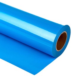 guangyintong Heat Transfer Vinyl Lake Blue HTV Rolls, 12" x 10ft Lake Blue Iron on Vinyl for T-Shirts, Matte Surface Lake Blue HTV Vinyl for All Cutter Machine Easy to Cut & Weed for htv DIY Design