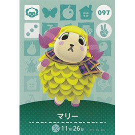 Animal Mori amiibo Card Vol. 1 Marie 097 (Normal)