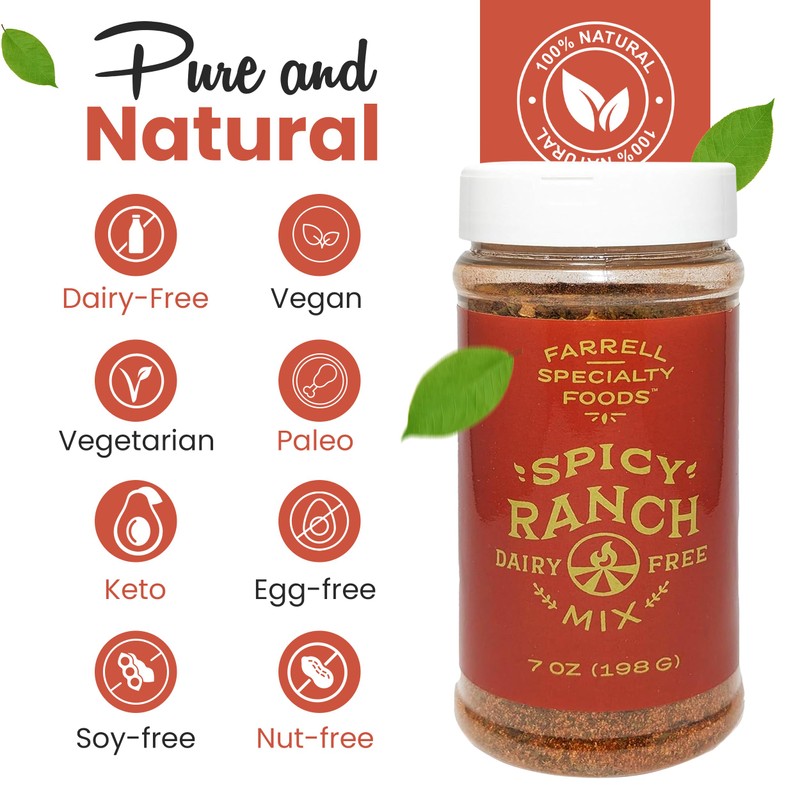 Dairy Free Spicy Ranch Mix by Farrell Specialty Foods –
