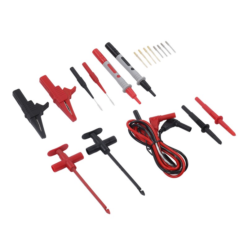 Multimeter Test Leads Kit Crocodiles Clip Banana Plug Testing Cable