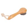 Manual Facial Cleansing Brush Men Women Beech Handle Soft Fiber